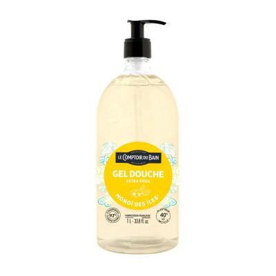 LE COMPTOIR DU BAIN Gel Douche Extra Doux Au Mono&iuml; Des Iles  - Le Flacon De 1l