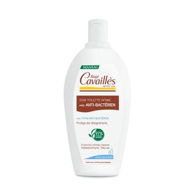 CAVAILLES Gel Douche Intime Anti-bact&eacute;rien Roge  - Le Flacon De 500 Ml