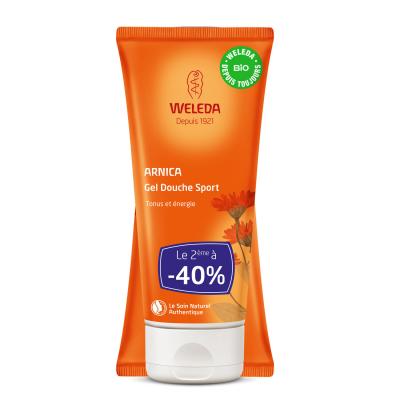 WELEDA Gel Douche Sport Arnica  - Le Lot De 2 Gels Douche De 200ml