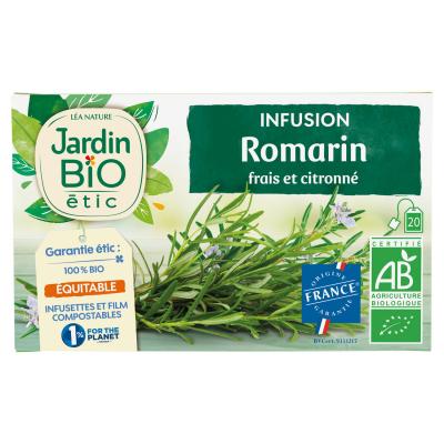 JARDIN BIO éTIC Infusion Romarin Bio Jardin Bio Etic - La Bo&icirc;te De 20 Sachets