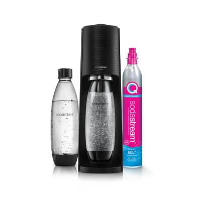 SODASTREAM Machine &agrave; eau p&eacute;tillante TERRANLV + 2 bouteilles 1L noire  