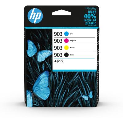 HP Cartouche d'encre  pack 903 Noir + 3 couleurs 