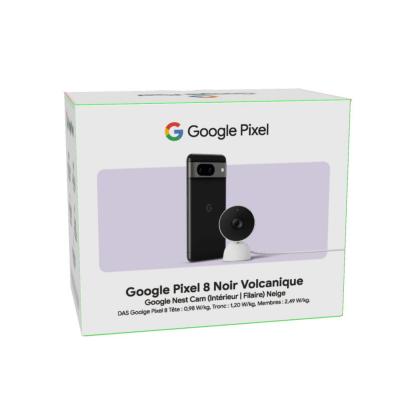 GOOGLE Smartphone Pixel 8 128 Go + Nest Cam 