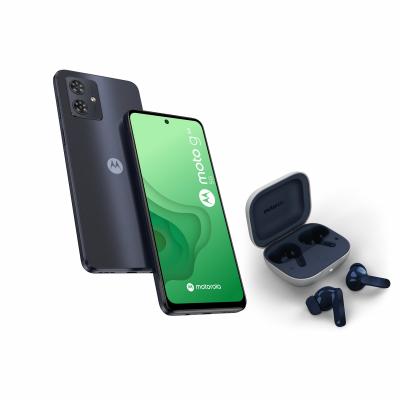 MOTOROLA  Moto G54 Noir p&eacute;trole - 256 Go - 8 Go + Moto Buds 