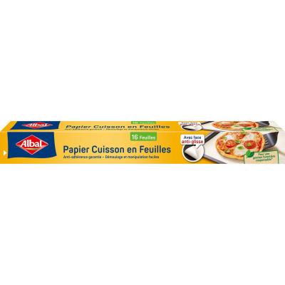 ALBAL Papier Cuisson En Feuilles  - La Boite De 16 Feuilles