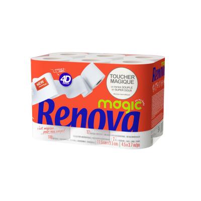 RENOVA Papier toilette 4D magic,  (x 12)
