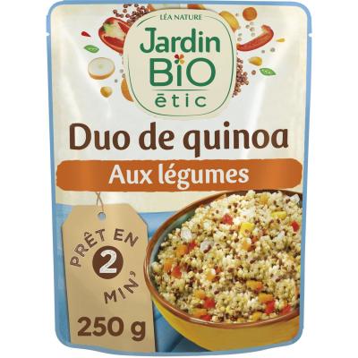 LEA NATURE JARDIN BIO Jardin Bio Duo de Quinoa aux L&eacute;gumes 250 g