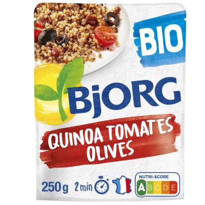 BJORG  Plat cuisin&eacute; quinoa tomates olives bio  - Sachet de 250 g
