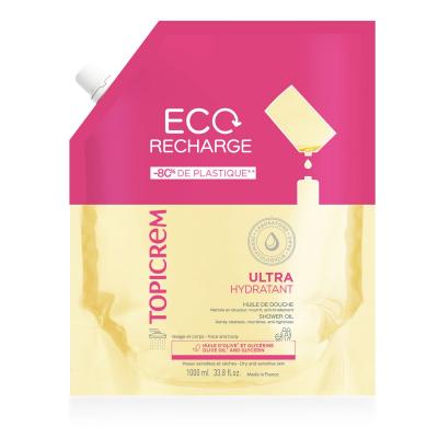 TOPICREM  Ultra-Hydratant Eco Recharge Huile de Douche 1000ml