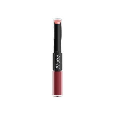 L OREAL PARIS L'Or&eacute;al Paris Infaillible Rouge &agrave; L&egrave;vres Duo 24H 502 Red to Stay