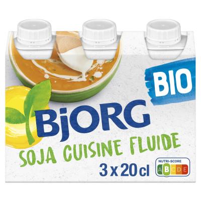 BJORG Sauce Soja Cuisine Bio  - Les 3 Briques De 20 Cl