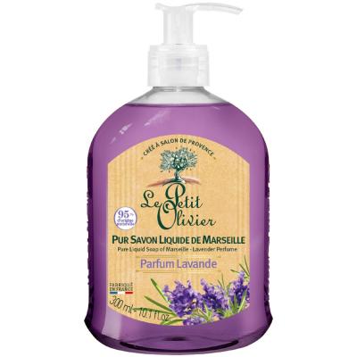 LE PETIT OLIVIER Savon Liquide Pur De Marseille Lavande  - Le Flacon De 300ml