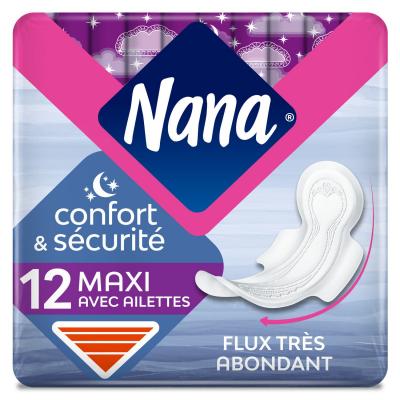 NANA Serviettes Goodnight Maxi,  (x 12)