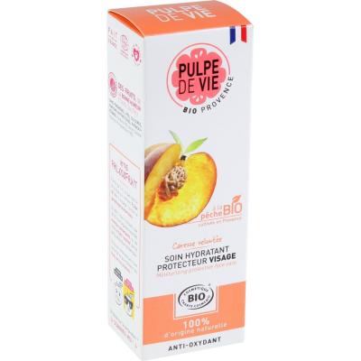 PULPE DE VIE Cr&egrave;me De Jour Bio Hydratante "Caresse Velout&eacute;e" - 