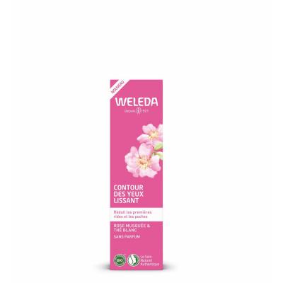 WELEDA Soin Visage Contour Des Yeux Lissant &Agrave; La Rose Musqu&eacute;e Et Th&eacute; Blanc Bio  - Le Flacon De 12ml