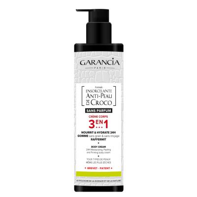 GARANCIA Soin Visage Ensorcelante Anti Peau De Croco Cr&egrave;me Corps 3en1  - Le Flacon De 400ml