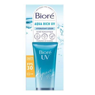 BIORE Soin Visage Hydratant L&eacute;ger Spf30 Aqua Rich Uv  - Le Tube De 50ml