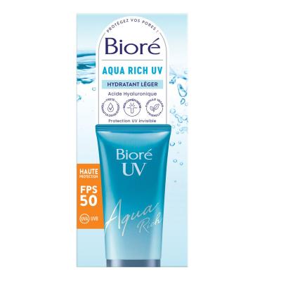 BIORE Soin Visage Hydratant L&eacute;ger Spf50 Aqua Rich Uv  - Le Tube De 50ml