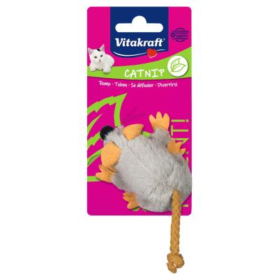 VITAKRAFT  Jouet Souris avec Herbe &agrave; Chat &agrave; l'Int&eacute;rieur