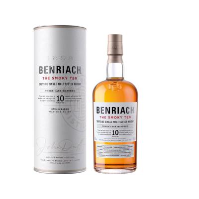 BENRIACH Scotch whisky &eacute;cossais single malt The Smoky Ten 46% 10 ans