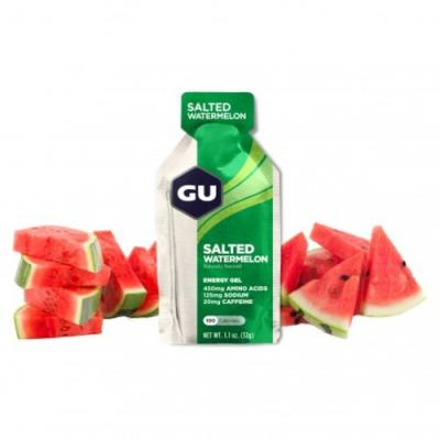 GU Gels &eacute;nerg&eacute;tiques  Energy Gel saveur Past&egrave;que sal&eacute;e U Vert