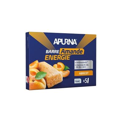 APURNA Pack barres energetiques  amande energie abricot 5x25g