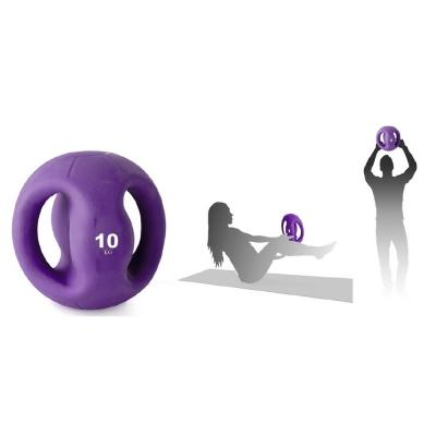 Medecine ball avec poign&eacute;e tremblay 10 kg