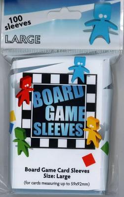 ARCANE TINMEN Set de 100 prot&egrave;ges cartes  pour Jeux de Plateaux Large