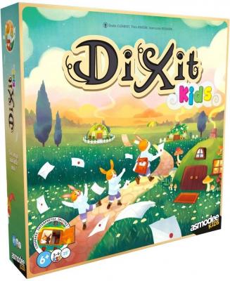 ASMODEE Dixit Kids Jeu coop&eacute;ratif d'association d'images 84 cartes XL