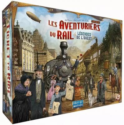 ASMODEE Jeu de strat&eacute;gie Les Aventuriers du Rail Legacy L&eacute;gendes de l'Ouest