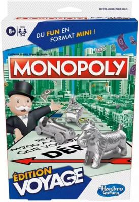 MONOPOLY  Edition Voyage - Jeu de Soci&eacute;t&eacute; pour les Voyageurs d&egrave;s 8 ans