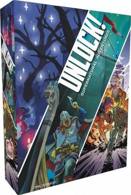 ASMODEE Unlock! Aventures Surnaturelles - Le Jeu de Cartes Coop&eacute;ratif - Neuf