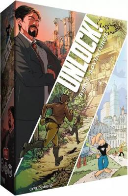 ASMODEE Jeu d'escape game  Unlock Risky Adventures