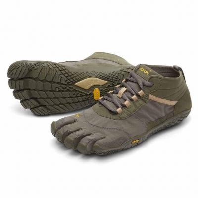  Vibram Five Fingers V-Trek - Chaussures randonn&eacute;e homme Kaki 43
