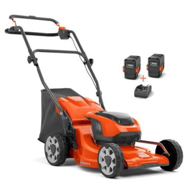 HUSQVARNA  - Pack tondeuse &agrave; batterie pouss&eacute;e LC137i - coupe 37cm