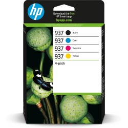 HP  937 (6C400NE) - Pack de 4 - noir, jaune, cyan, magenta