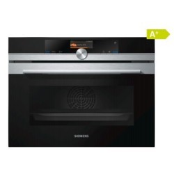 SIEMENS  iQ700 CS636GBS2 Four Compact avec Vapeur 47L A+ Inox/Noir