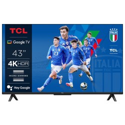 TCL  P61 Series 43p61b Tv 109,2 Cm (43"") 4k Ultra Hd Smart Tv Wifi Titane 260 Cd/m&sup2; 
