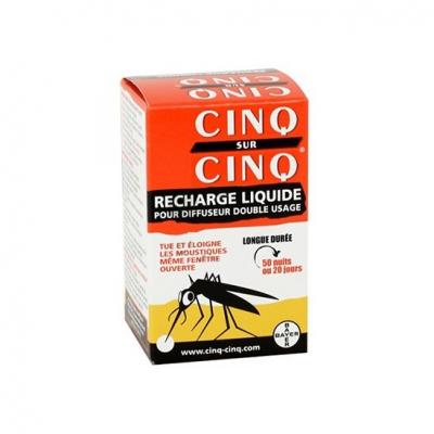 CINQ SUR CINQ  Recharge Liquide Diffuseur Electrique 50 nuits 35ml