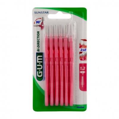  GUM Proxabrush Bi-Direction - Caract&eacute;ristique : 2614 : 1,2 mm
