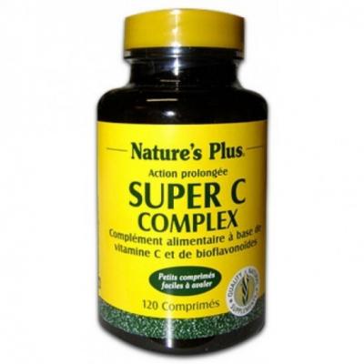 NATURES PLUS Super C Complex 500 Liberation prolongee - 120 comprimes