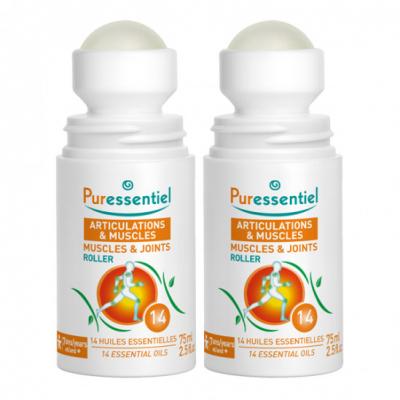 PURESSENTIEL  Roller Articulations et Muscles lot de 2x75ml