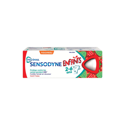 SENSODYNE  Pro-Email Dentifrice Enfants 2-6 ans Fraise 50ml