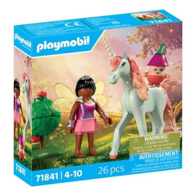 Playmobil Magic Unicorns 71841 - Licorne Ciel rose avec f&eacute;e