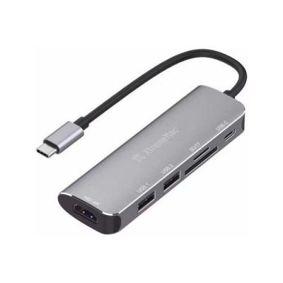 XTREMEMAC Hub USB C  type C avec HDMI+2xUSB-A+SD+SDHC+USB-C