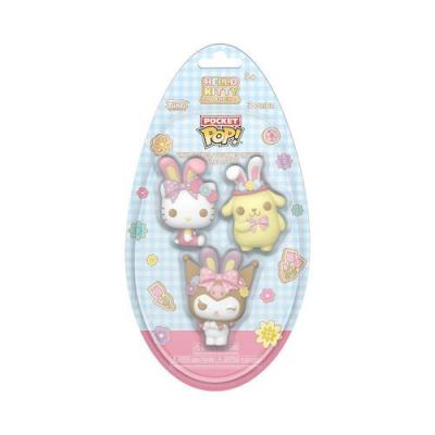 FUNKO Pack 3 Figurines  Pocket Pop Egg Spring Hello Kitty