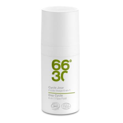 66&DEG;30 Fluide Visage Cycle Jour Voyage - Ultra-Hydratant Bio