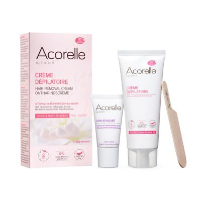 ACORELLE  Cr&egrave;me D&eacute;pilatoire Visage et Zones Sensibles - 75 ml