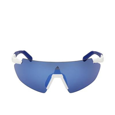 ADIDAS SPORT  Sk0370 Sunglasses Blanc,Bleu Homme