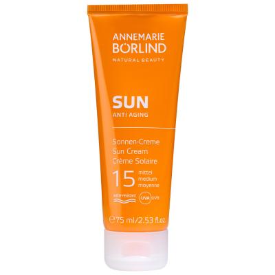 ANNEMARIE BORLIND  - SUN ANTI-AGING Cr&egrave;me Solaire Anti-&acirc;ge IP 15 75 ml